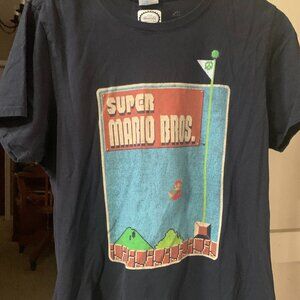 Nintendo Super Mario Bros Women's XL Short Sleeve T Shirt